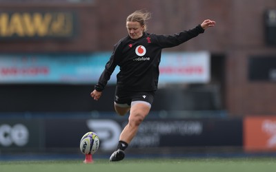 170926 Wales Women Rugby Captain’s Run - Lleucu George during Wales Captain’s Run at Cardiff Arms Park ahead of their WXV match against South Africa