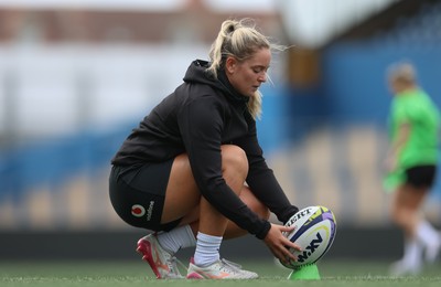 170926 Wales Women Rugby Captain’s Run - Freya Bell during Wales Captain’s Run at Cardiff Arms Park ahead of their WXV match against South Africa