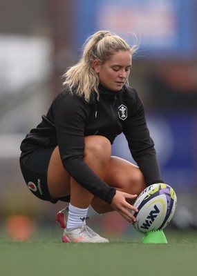 170926 Wales Women Rugby Captain’s Run - Freya Bell during Wales Captain’s Run at Cardiff Arms Park ahead of their WXV match against South Africa
