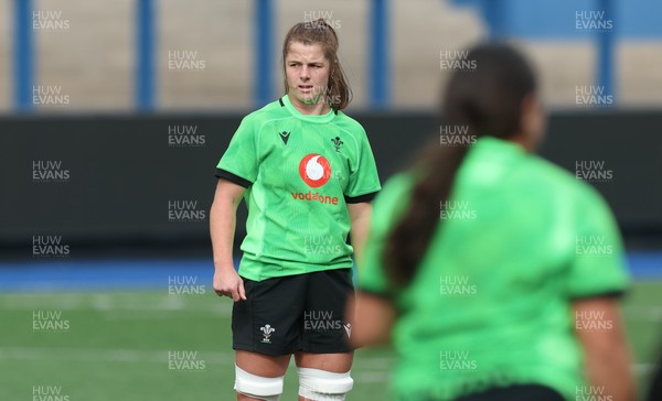 170926 Wales Women Rugby Captain’s Run - Wales co-captain Kate Williams during Wales Captain’s Run at Cardiff Arms Park ahead of their WXV match against South Africa