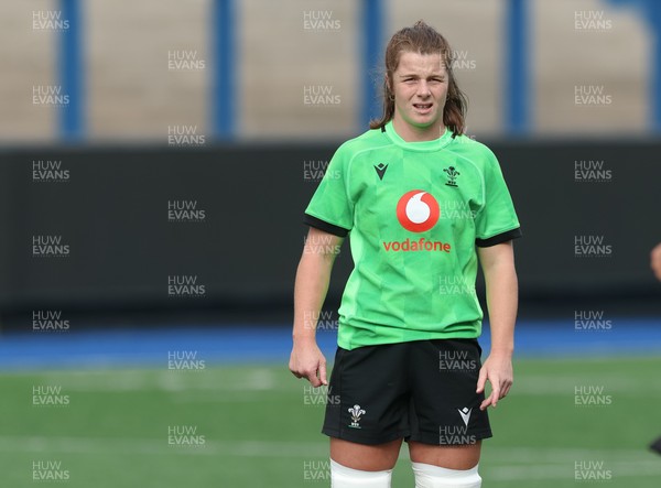 170926 Wales Women Rugby Captain’s Run - Wales co-captain Kate Williams during Wales Captain’s Run at Cardiff Arms Park ahead of their WXV match against South Africa