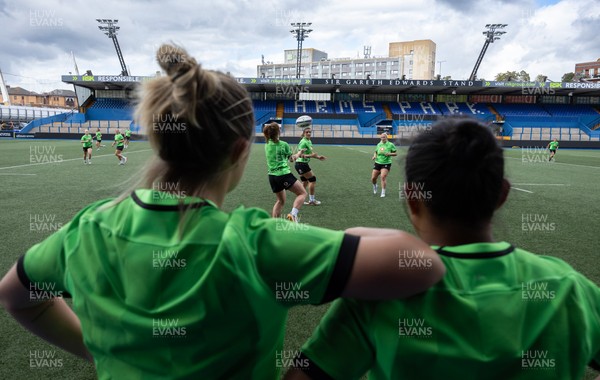170926 Wales Women Rugby Captain’s Run - during Wales Captain’s Run at Cardiff Arms Park ahead of their WXV match against South Africa