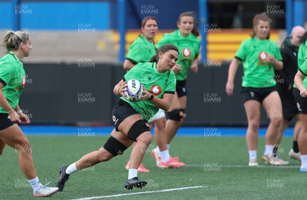 170926 Wales Women Rugby Captain’s Run - Bryonie King during Wales Captain’s Run at Cardiff Arms Park ahead of their WXV match against South Africa