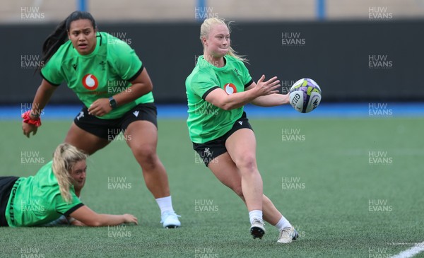 170926 Wales Women Rugby Captain’s Run - Seren Lockwood during Wales Captain’s Run at Cardiff Arms Park ahead of their WXV match against South Africa