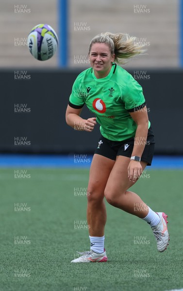 170926 Wales Women Rugby Captain’s Run - Freya Bell during Wales Captain’s Run at Cardiff Arms Park ahead of their WXV match against South Africa