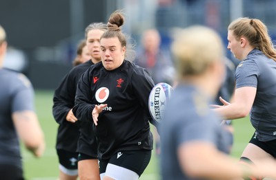 210325  Wales Women Rugby Captain’s Run - Carys Phillips during Captain’s Run at The Hive Stadium Edinburgh ahead of the opening match of the Women’s 6 Nations against Scotland