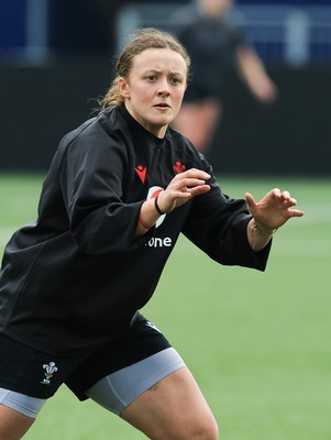 210325  Wales Women Rugby Captain’s Run - Lleucu George during Captain’s Run at The Hive Stadium Edinburgh ahead of the opening match of the Women’s 6 Nations against Scotland