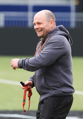 210325  Wales Women Rugby Captain’s Run - Sean Lynn, Wales Women head coach during Captain’s Run at The Hive Stadium Edinburgh ahead of the opening match of the Women’s 6 Nations against Scotland