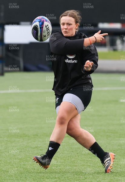 210325  Wales Women Rugby Captain’s Run - Lleucu George during Captain’s Run at The Hive Stadium Edinburgh ahead of the opening match of the Women’s 6 Nations against Scotland