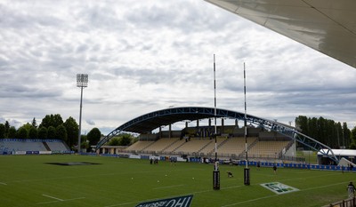 260425 - Wales Women Captains Run - A general view of the Stadio Sergio Lanfranchi during Captains Run ahead of Wales’ final Guinness Women’s Six Nations match against Italy