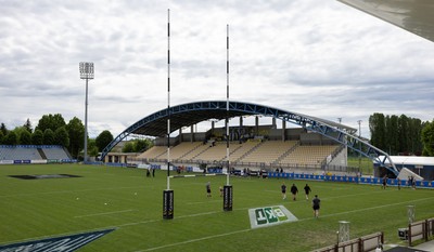 260425 - Wales Women Captains Run - A general view of the Stadio Sergio Lanfranchi during Captains Run ahead of Wales’ final Guinness Women’s Six Nations match against Italy