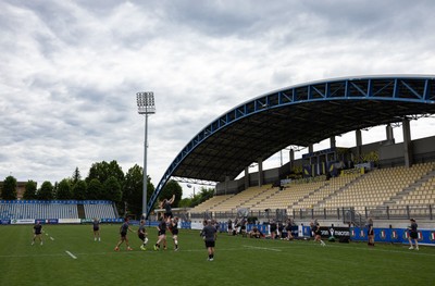 260425 - Wales Women Captains Run - A general view of the Stadio Sergio Lanfranchi during Captains Run ahead of Wales’ final Guinness Women’s Six Nations match against Italy