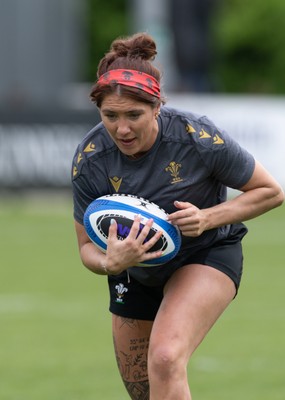 260425 - Wales Women Captains Run - Georgia Evans during Captains Run ahead of Wales’ final Guinness Women’s Six Nations match against Italy