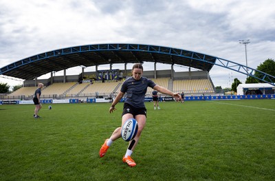 260425 - Wales Women Captains Run -Sian Jones during Captains Run ahead of Wales’ final Guinness Women’s Six Nations match against Italy