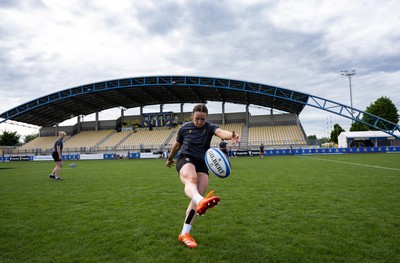 260425 - Wales Women Captains Run -Sian Jones during Captains Run ahead of Wales’ final Guinness Women’s Six Nations match against Italy
