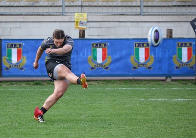 260425 - Wales Women Captains Run -Lleucu George during Captains Run ahead of Wales’ final Guinness Women’s Six Nations match against Italy