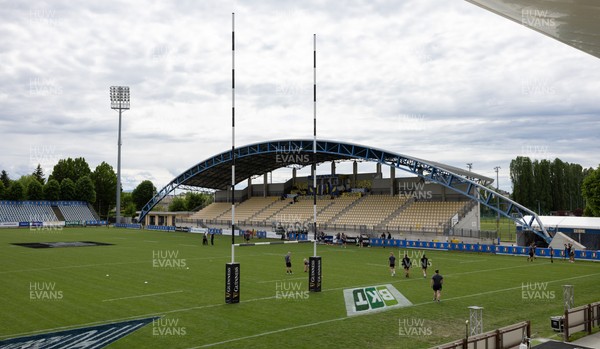 260425 - Wales Women Captains Run - A general view of the Stadio Sergio Lanfranchi during Captains Run ahead of Wales’ final Guinness Women’s Six Nations match against Italy