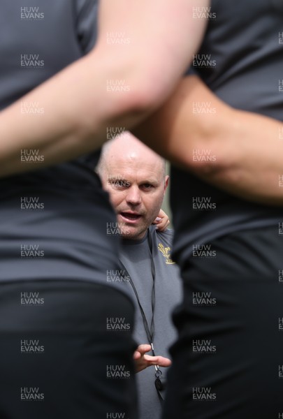 260425 - Wales Women Captains Run -Sean Lynn, Wales Women head coach during Captains Run ahead of Wales’ final Guinness Women’s Six Nations match against Italy