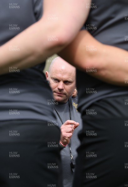 260425 - Wales Women Captains Run -Sean Lynn, Wales Women head coach during Captains Run ahead of Wales’ final Guinness Women’s Six Nations match against Italy