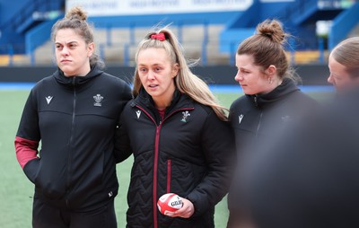 220324 - Wales Women Captain’s Walkthrough - Wales captain Hannah Jones during Captain’s Walkthrough ahead of their opening Women’s 6 Nations match against Scotland
