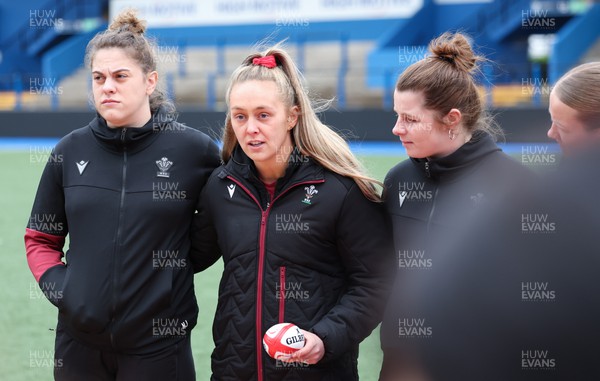 220324 - Wales Women Captain’s Walkthrough - Wales captain Hannah Jones during Captain’s Walkthrough ahead of their opening Women’s 6 Nations match against Scotland
