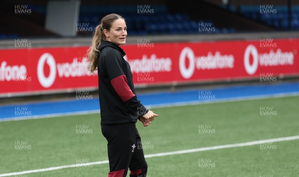 220324 - Wales Women Captain’s Walkthrough - Jasmine Joyce during Captain’s Walkthrough ahead of their opening Women’s 6 Nations match against Scotland