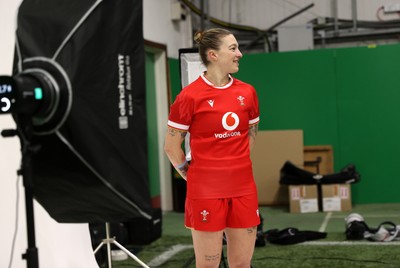 170325 - Wales Women Rugby  Squad Portraits Behind the scenes - Kiera Bevan