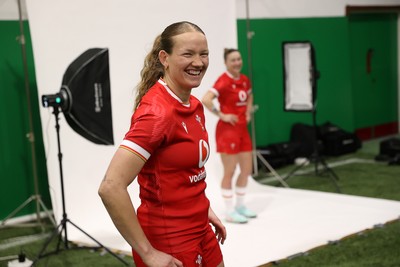 170325 - Wales Women Rugby  Squad Portraits Behind the scenes - Carys Cox