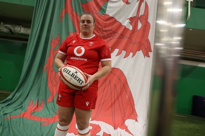 170325 - Wales Women Rugby  Squad Portraits Behind the scenes - Carys Phillips