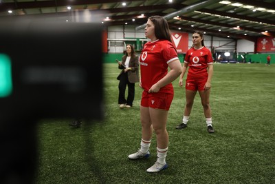 170325 - Wales Women Rugby  Squad Portraits Behind the scenes - Maisie Davies