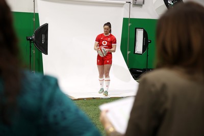 170325 - Wales Women Rugby  Squad Portraits Behind the scenes - Robyn Wilkins