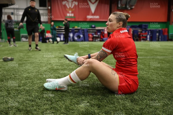 170325 - Wales Women Rugby  Squad Portraits Behind the scenes - Kiera Bevan