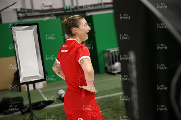 170325 - Wales Women Rugby  Squad Portraits Behind the scenes - Kiera Bevan