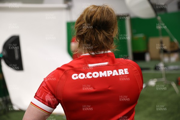 170325 - Wales Women Rugby  Squad Portraits Behind the scenes - Abbie Fleming