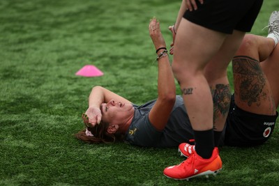 030625 - Wales Women Fitness Training as their preparation for this years World Cup begins - Georgia Evans
