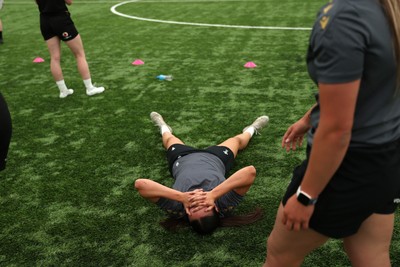 030625 - Wales Women Fitness Training as their preparation for this years World Cup begins - Kayleigh Powell