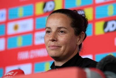 270526 - Wales Women Football Squad Announcement - Wales Women Head Coach, Rhian Wilkinson speaks to the press after announcing her squad for the upcoming World Cup Qualifying match against Czech Republic  