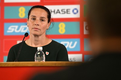 290926 - Wales Women Football Squad Announcement - Wales Manager Rhian Wilkinson announces her squad for the upcoming 2027 FIFA Women’s World Cup Play Offs against Albania