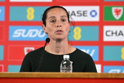 290926 - Wales Women Football Squad Announcement - Wales Manager Rhian Wilkinson announces her squad for the upcoming 2027 FIFA Women’s World Cup Play Offs against Albania