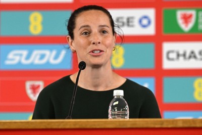 290926 - Wales Women Football Squad Announcement - Wales Manager Rhian Wilkinson announces her squad for the upcoming 2027 FIFA Women’s World Cup Play Offs against Albania