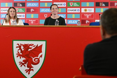 290926 - Wales Women Football Squad Announcement - Wales Manager Rhian Wilkinson announces her squad for the upcoming 2027 FIFA Women’s World Cup Play Offs against Albania