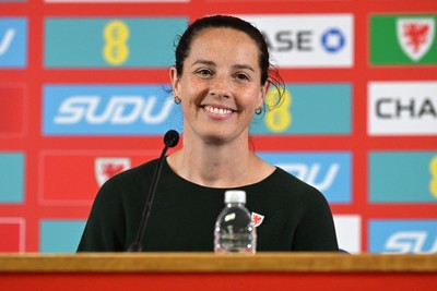 290926 - Wales Women Football Squad Announcement - Wales Manager Rhian Wilkinson announces her squad for the upcoming 2027 FIFA Women’s World Cup Play Offs against Albania