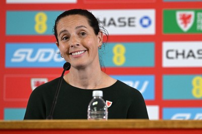 290926 - Wales Women Football Squad Announcement - Wales Manager Rhian Wilkinson announces her squad for the upcoming 2027 FIFA Women’s World Cup Play Offs against Albania