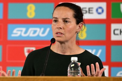 290926 - Wales Women Football Squad Announcement - Wales Manager Rhian Wilkinson announces her squad for the upcoming 2027 FIFA Women’s World Cup Play Offs against Albania
