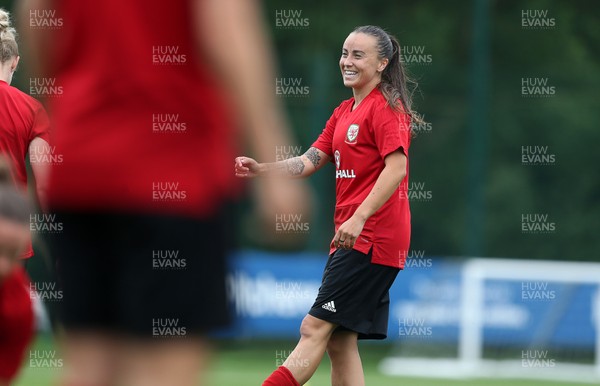 040618 - Wales Women Football Training - Natasha Harding during training