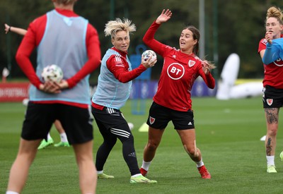 Wales Women Football Training 041022