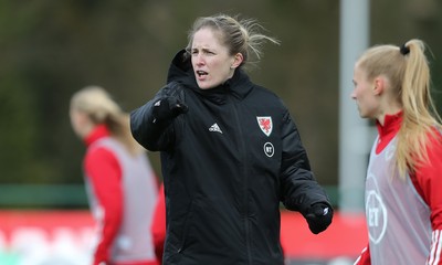 Wales Women Football Training 060421