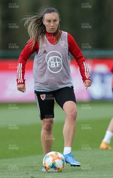060421 Wales Women Football Training Session - Natasha Harding during training session ahead of their match against Canada