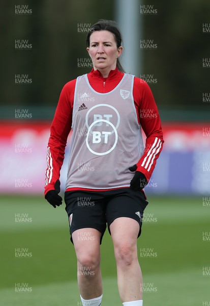 060421 Wales Women Football Training Session - Helen Ward of Wales during training session ahead of their match against Canada