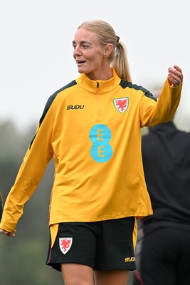 061026 - Wales Women Football Training - Sophie Ingle during training ahead of their World Cup Play-Off match against Albania